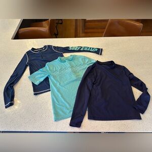 3 boys swim rashguards (6/7)